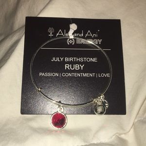 Alex and Ani ruby birthstone